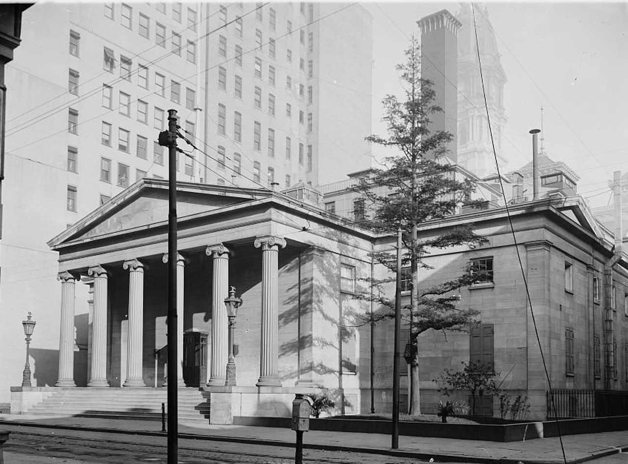 The second Philadelphia Mint building, photographed around 1900. Detroit Publishing Co., Library of Congress Prints & Photographs Division, no known restrictions